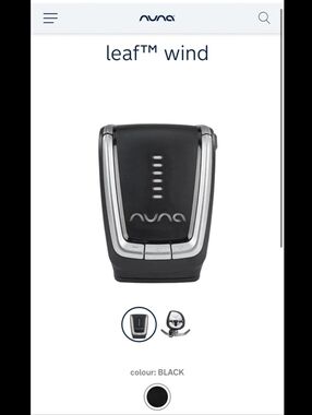 Nuna Leaf™ Wind - Sway Motor Black Discontinued HTF Leaf & Leaf Curv 2015-2016